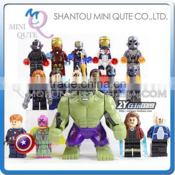 Mini Qute Senye 16pcs/set Marvel Avenger super hero Batman spiderman building block action figures educational toy NO.SY 275