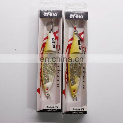 Glitter Lead Fish Artificial Hard Metal Fishing Lure Sea Fishing Lure AST FISH II Jigging Fish Bait