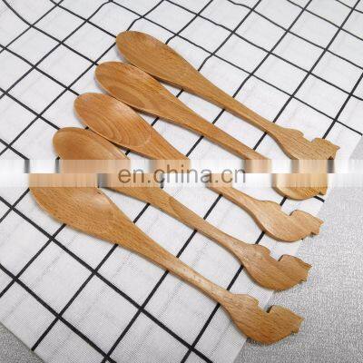 Eco-friendly material high quality bamboo spoon custom wooden spoon OEM service bamboo spoon best price