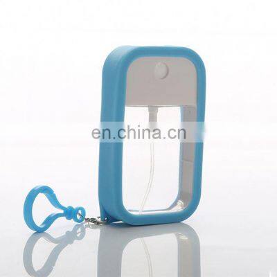 Silicone Holder Keychain Card Mist Sprayer Cheap Pocket Perfume Bottle Hand Sanitizer Mist Bottle 50ml Credit Card Spray Bottle photo-5