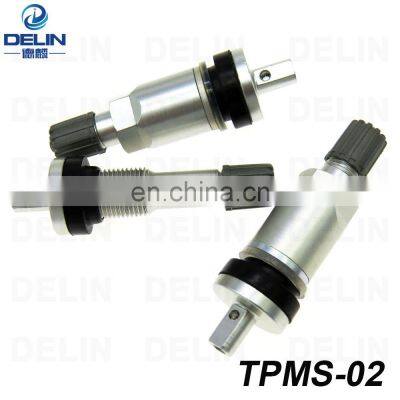 Automobile Tire Valves Replacement Kit for Tire Pressure Sensor Tpms Tubeless Valve Stems Aluminum Alloy