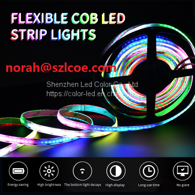 No Dark Spots Flex Cob Led Strip Light DC5V 1008leds/m High Density Cob Led Strip Light photo-3