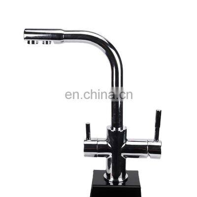 Three in one nickel plated faucet for household kitchen taps kitchen faucet