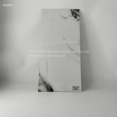 UV Wpc Wall Panel 1220mm*2440mm High Glossy UV Marble Sheet SPC