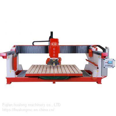 Hualong Machinery Siemens customization stone granite quartz cutting machine with Worktable Tile 0-85 degree