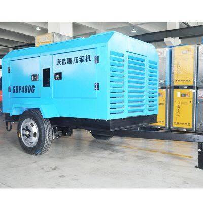 12Bar Screw Diesel Air Compressor 423cfm Air Compressor Diesel Portable Mining Air Compressor Diesel Engine