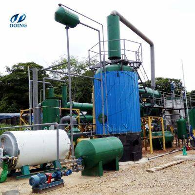 85% Diesel Yield Waste oil recycling machine Good cost Used oil Filter Distillation Plant