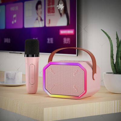 Newest Wireless Mini Portable Home Decor BT Party Birthday Gift for Kids Adults Boys Girls Speaker Mic