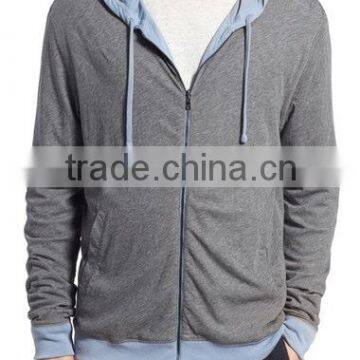 Custom Cotton Full Zip Mens Reversible Hoodie photo-4