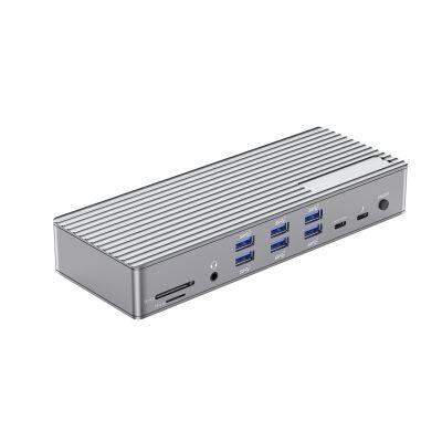 20 in 1 Thunderbolt4/USB4 Docking Station With 3 HDMI 3 DP photo-2