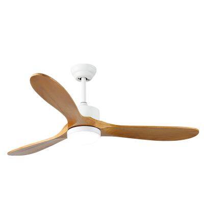 52inch Ceiling Fan With Solid Wood Blades Remote Cotroller Ceiling Fan With Light photo-2