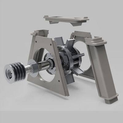 High Performance Shot Blasting Machine Accessories Appropriative Shot Blasting Turbine Used in Shot Blasting Machines