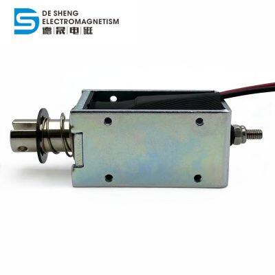 DS-1253 DC Frame Type Push Pull Solenoid Electromagnets 24v 10mm 20n Push Pull Solenoid photo-3