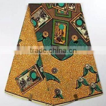 H479 100% cotton 6 YARD african wax fabric wholesale