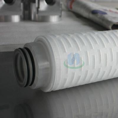 глубокая фильтрация, микропористый складчатый водный фильтрующий элемент, сверхтонкий полипропиленовый материал, треугольные острые ребра, размер можно заказать по индивидуальному заказу