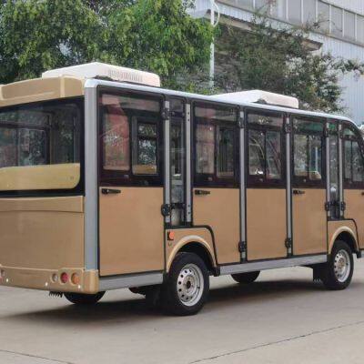 Direct Sales of Sightseeing Vehicles From First-hand Manufacturers - Electric Version of 14-seater Sightseeing Vehicles, the Source Products. Enclosed Sightseeing Vehicles With Doors for Scenic Spots photo-2