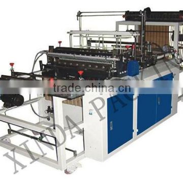 Cool-cutting and rolled bag making machine