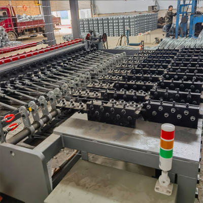 Automatic Hinged Lawn Fencing Production Machine, PLC Pump, Motor, and Gears, Suitable for Construction and Agricultural Metal Wire Mesh Equipment photo-3