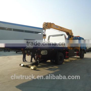 2015 Euro III or Euro IV Dongfeng 4x2 tow truck wrecker with crane in Peru