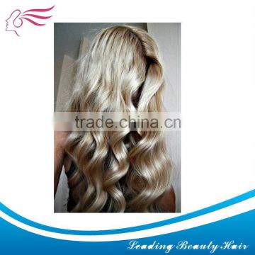 100% European human hair full lace wigs curly hair top