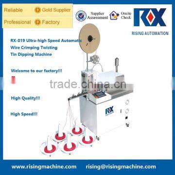 RX-019 Ultra-high Speed Automatic Twisting Tin Dipping Wire Cutting and Stripping Crimping Machine photo-4