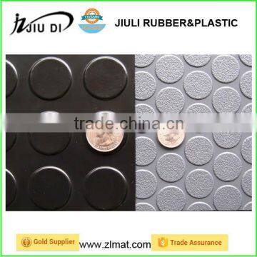 wholesale pvc anti slip mat,3mm black non slip pvc coin mat for garage