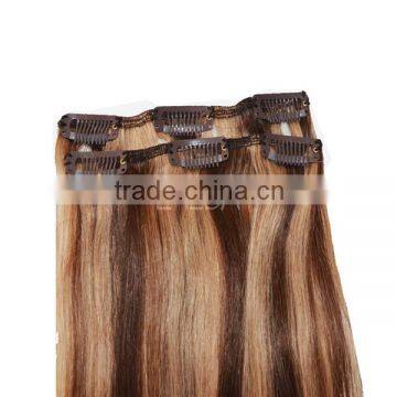 Cheap clip in remy hair extension for full head