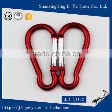 Multifunction Snap Hook Metal Red Aluminum Climbing Carabiner Snap Hook