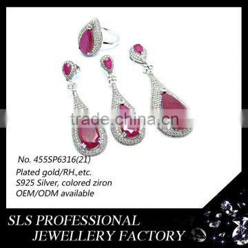 2015 New Style Africa 925 Silver Jewelry Sets Big Wedding Custom Jewelry Set photo-2