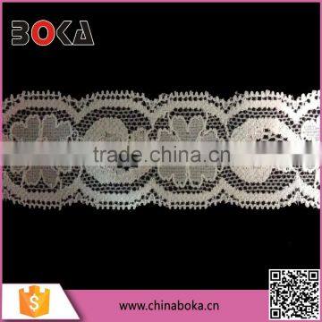 BOKA Offwhite Width 2cm Elastic Lace Factory Direct Sales Trimming Lace