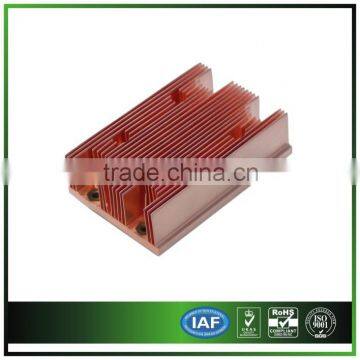 cnc machining copper skive fin heatsink