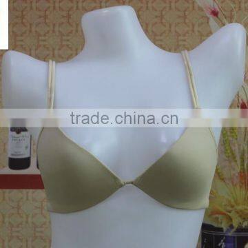 sexy girls seamless bra, ladies simple nude bra