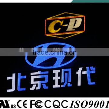 CE UL FCC approved IP68 roof top led sign dynamic change play animation