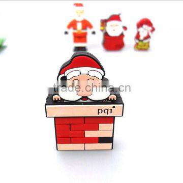 2016 Custom PVC USB 2.0 With Santa Claus Shape