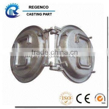 Die Casting for Dome Cover, Made of Aluminum A380, Spray Surface Treatment