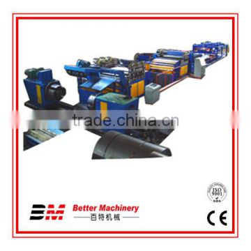 Low cost rolling plate leveling machine