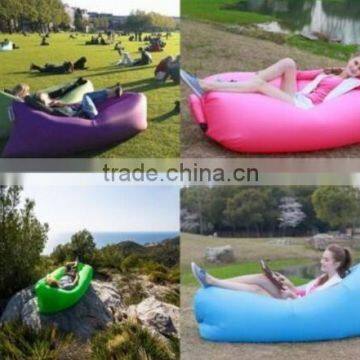 AN585 Beach Lounger Inflatable Sofa Outdoor Nylon Air Filled Balloon Furniture With Carry Bag,Lazy Sleeping Bed Quality Choice Most photo-3