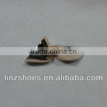 LNZ8200 fashionable TPU trendy ladies sparkly metalic pointed toe cap for high heel shoes