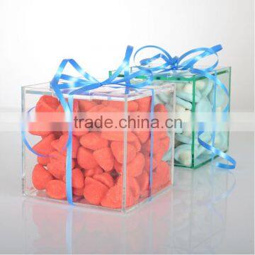 Modern Acrylic Sweet Display Cubes For Wedding And Parties