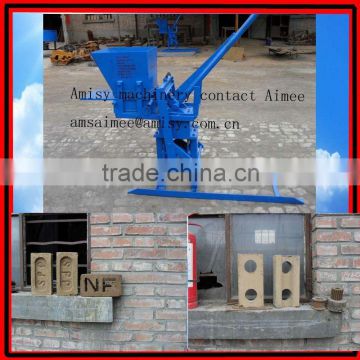 Total manual brick machine, manual clay brick extruder