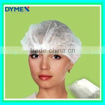 Dymex Disposable Nonwoven Mob Cap/Clip Cap with Single or Double Elastic
