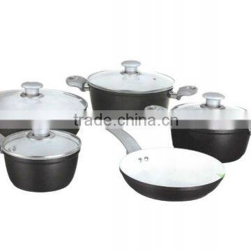 Forged Aluminum 9PCS Ceramic Cookware Set C1124