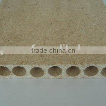 Hollow core chipboard for door core use