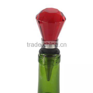Diamond Shape Crystal Wine Bottle Decanter Stopper photo-6