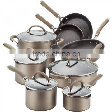Hot Selling Forged Aluminum Non-stick & Ceramic Induction Cookware Sets photo-4