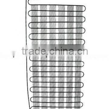 Black Coated Wire Tube Condenser for Fridge