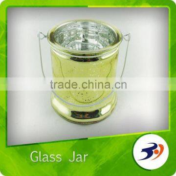 Wholesale Glass Jars Empty Clear Candle Jars With Glass Lids