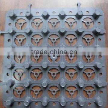 Dimple drain board/waterproofing membrane