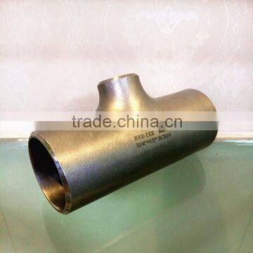 Pipe Fittings Tee Reducing Tee High Pressure Y Pipe Fitting Tee photo-2