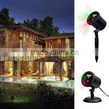 western style outdoor color changing led spotlight projector lighting